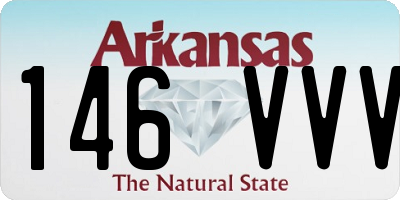 AR license plate 146VVV