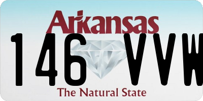 AR license plate 146VVW