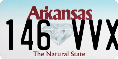 AR license plate 146VVX