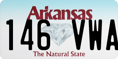 AR license plate 146VWA