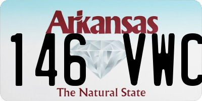 AR license plate 146VWC