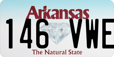 AR license plate 146VWE