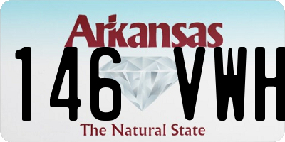 AR license plate 146VWH