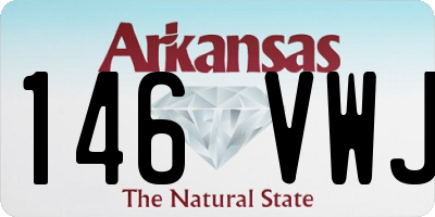 AR license plate 146VWJ