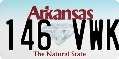 AR license plate 146VWK