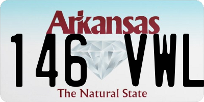 AR license plate 146VWL