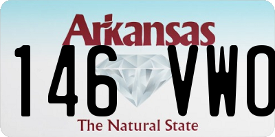 AR license plate 146VWO