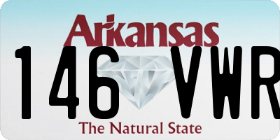 AR license plate 146VWR
