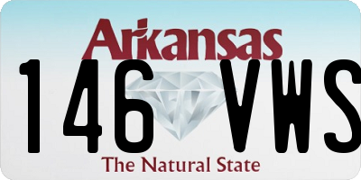 AR license plate 146VWS