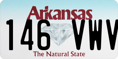AR license plate 146VWV