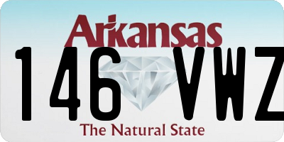 AR license plate 146VWZ