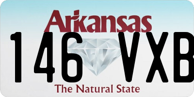 AR license plate 146VXB