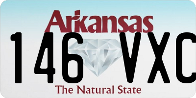 AR license plate 146VXC