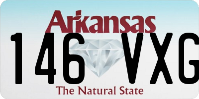 AR license plate 146VXG