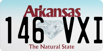 AR license plate 146VXI