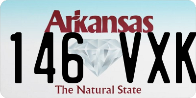 AR license plate 146VXK