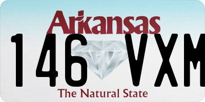 AR license plate 146VXM