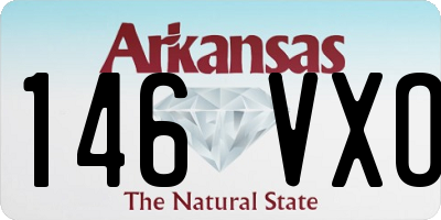 AR license plate 146VXO