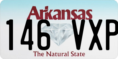 AR license plate 146VXP