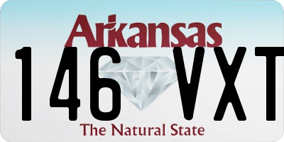 AR license plate 146VXT