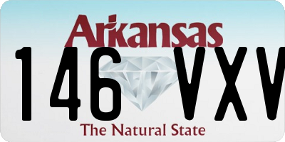 AR license plate 146VXV