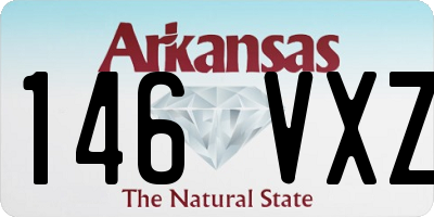 AR license plate 146VXZ