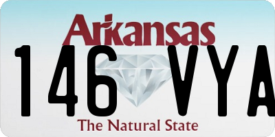 AR license plate 146VYA