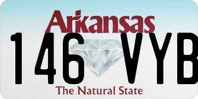 AR license plate 146VYB