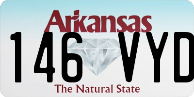 AR license plate 146VYD