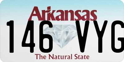 AR license plate 146VYG
