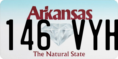 AR license plate 146VYH