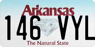 AR license plate 146VYL