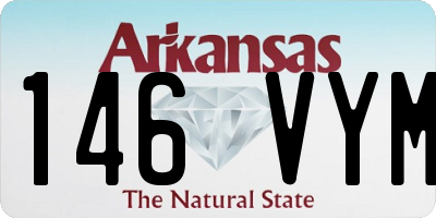 AR license plate 146VYM