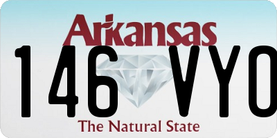 AR license plate 146VYO