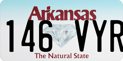 AR license plate 146VYR