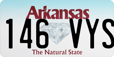 AR license plate 146VYS