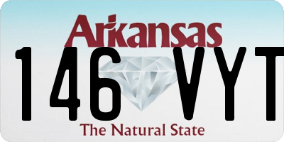 AR license plate 146VYT