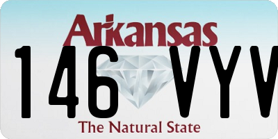 AR license plate 146VYV