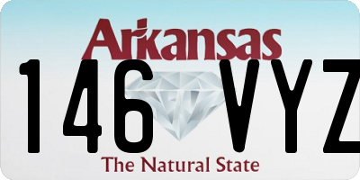 AR license plate 146VYZ