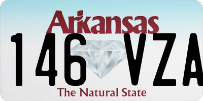 AR license plate 146VZA