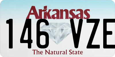 AR license plate 146VZE