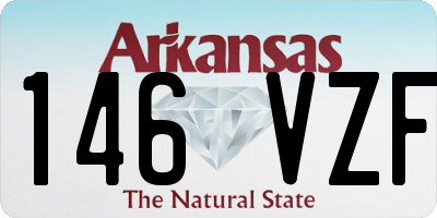 AR license plate 146VZF