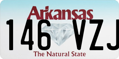 AR license plate 146VZJ
