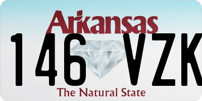 AR license plate 146VZK