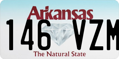 AR license plate 146VZM