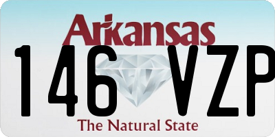 AR license plate 146VZP