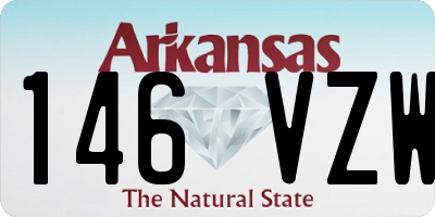 AR license plate 146VZW