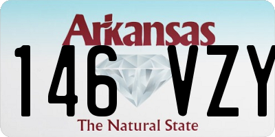 AR license plate 146VZY