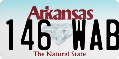 AR license plate 146WAB