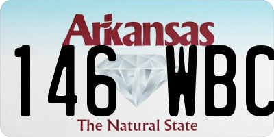 AR license plate 146WBC